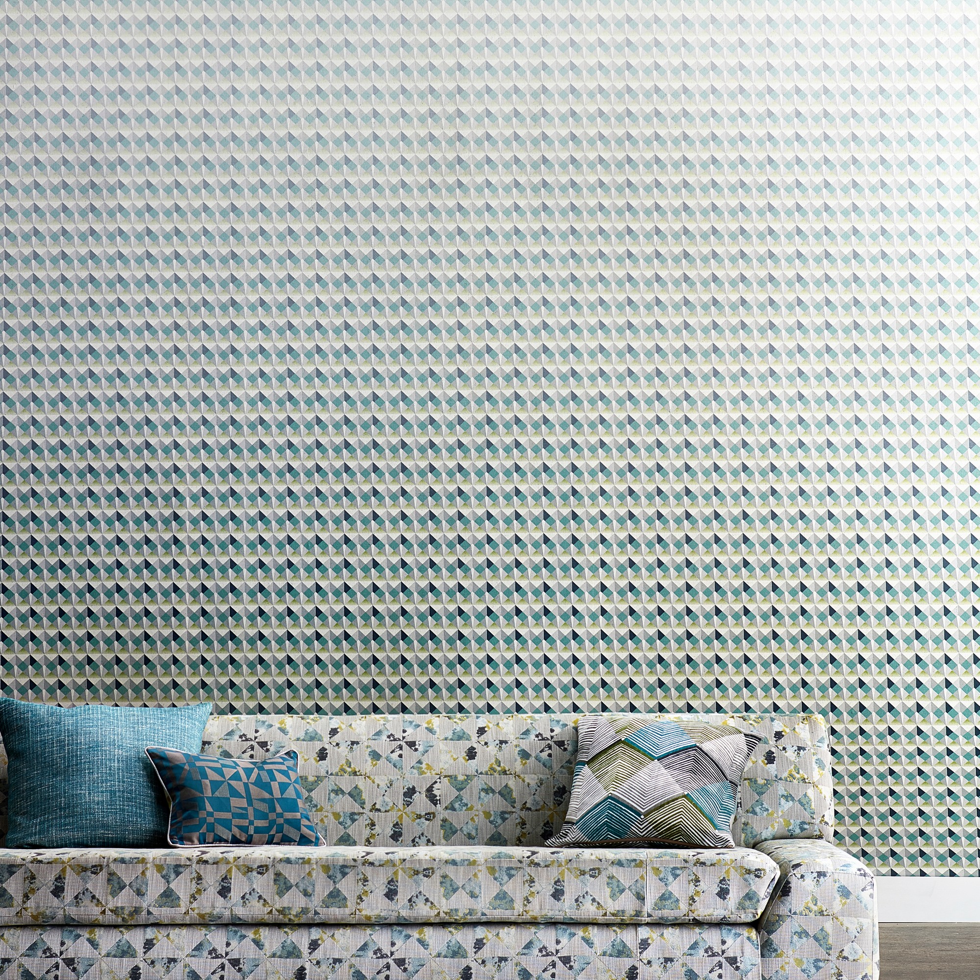 Azor Wallpaper 111706 By Harlequin In Emerald Linden Green